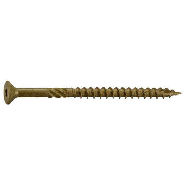 Saberdrive Deck Screw, #10 x 3 in, Steel, Flat Head, Torx Drive, 1500 PK 52376